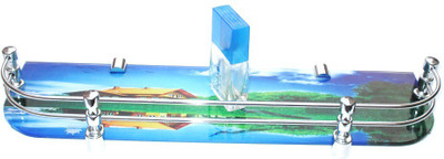 

RoyaL Indian Craft Glass Wall Shelf(Number of Shelves - 1, Multicolor)