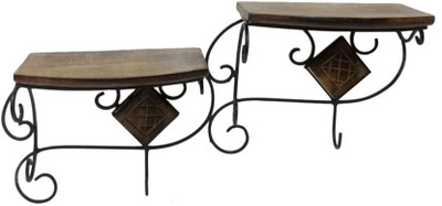 

Craftatoz Wooden Wall Shelf(Number of Shelves - 2)