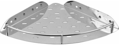 

Kitsch™ 9" (225mm) Single Corner Stainless Steel Wall Shelf(Number of Shelves - 2, Silver)