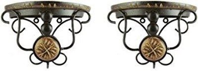 

Desi Karigar Wooden Wall Shelf(Number of Shelves - 2)