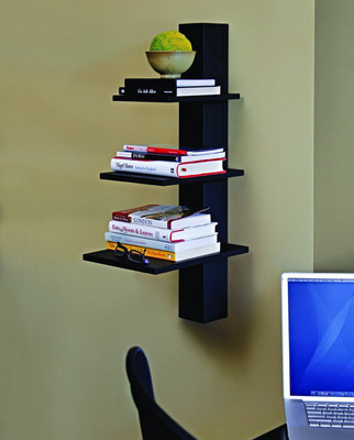 

The New Look 3 tier metal Black Steel Wall Shelf(Number of Shelves - 3, Black)