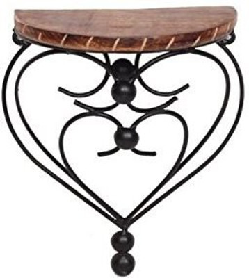 

Desi Karigar Wooden, Iron Wall Shelf(Number of Shelves - 1)