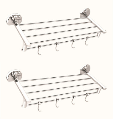 

Osian Stainless Steel Wall Shelf(Number of Shelves - 1, Steel)