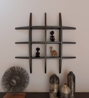 

AYMH AYMH WOODEN WALL SHELVES Wooden Wall Shelf(Number of Shelves - 1, Brown)