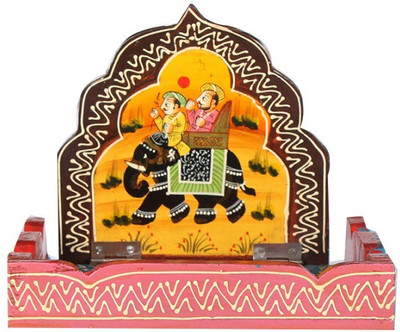 

Apkamart Handicraft Wall Hanging Bracket & Storage Stand - Wall Decor Showpiece and Key Stand for Home Decor and Gifts Wooden Wall Shelf(Number of Shelves - 1, Multicolor)