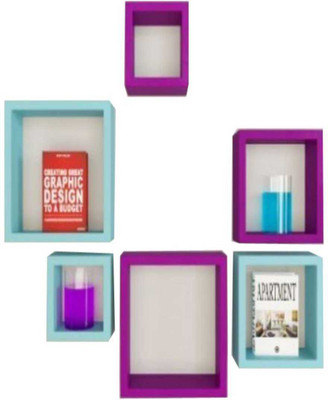 

Woodkartindia Wooden Wall Shelf(Number of Shelves - 6)