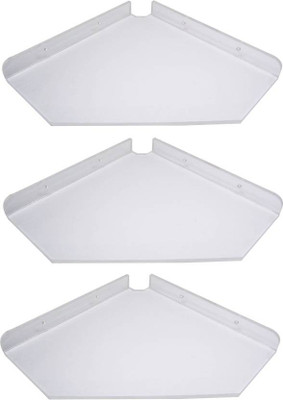 

Sehaz Artworks Corner Shelf Acrylic Wall Shelf(Number of Shelves - 3, Clear)