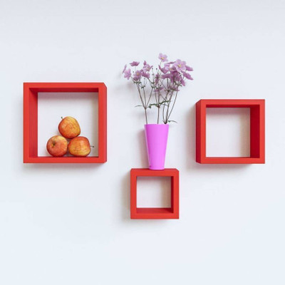 

SG Wooden Wall Shelf(Number of Shelves - 3, Multicolor)