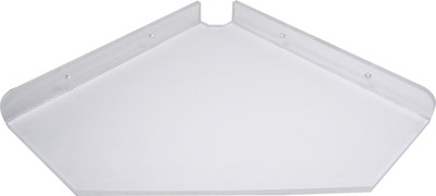

Transtal 'Diamond Lean' Corner 9" Acrylic Wall Shelf(Number of Shelves - 1, Clear)