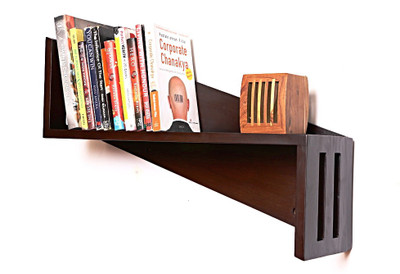 

Kohinoor Wooden Wall Shelf(Number of Shelves - 1, Brown)