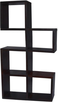 

Mojopanda MP441 Wooden Wall Shelf(Number of Shelves - 5, Black)