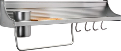 

GUDE Aluminium Wall Shelf(Number of Shelves - 1, Silver)