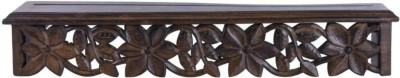 

OnlinePurchas Wooden Wall Shelf(Number of Shelves - 1, Brown)