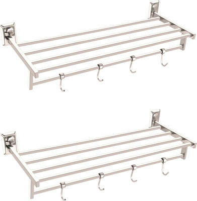 

Osian Stainless Steel Wall Shelf(Number of Shelves - 1, Steel)