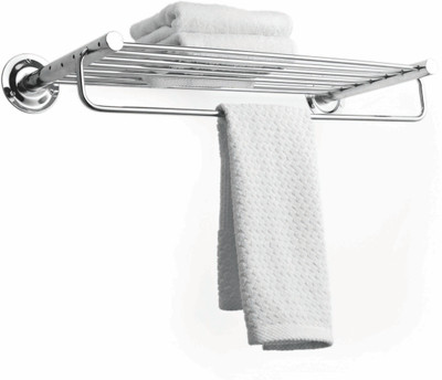 

Home Care Stainless Steel Wall Shelf(Number of Shelves - 1, Silver)