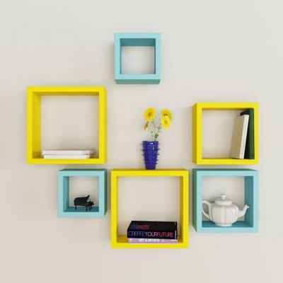 

Desi Karigar MDF Wall Shelf(Number of Shelves - 6)