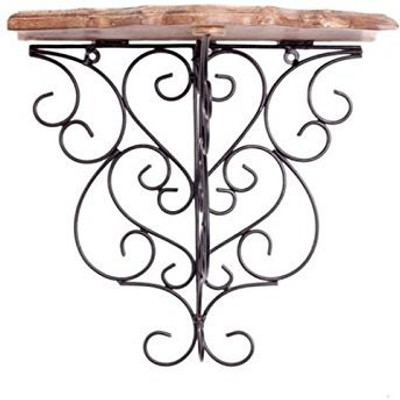 

Desi Karigar Wooden, Iron Wall Shelf(Number of Shelves - 1)