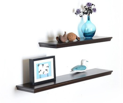 

LifeEstyle Wooden Wall Shelf(Number of Shelves - 2, Black)