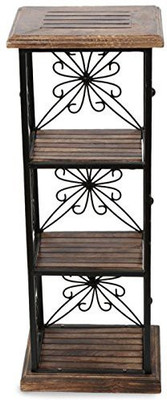 

Desi Karigar Wooden, Iron Wall Shelf(Number of Shelves - 1)