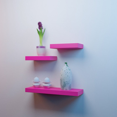 

AYMH MDF Wall Shelf(Number of Shelves - 3)