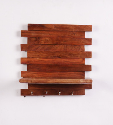 

Onlineshoppee Wooden Wall Shelf(Number of Shelves - 1, Brown)
