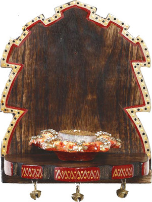 Aapno Rajasthan Wall Shelf(Number of Shelves - 1, Brown) Aapno Rajasthan Wall Shelf(Number of Shelves - 1, Brown)