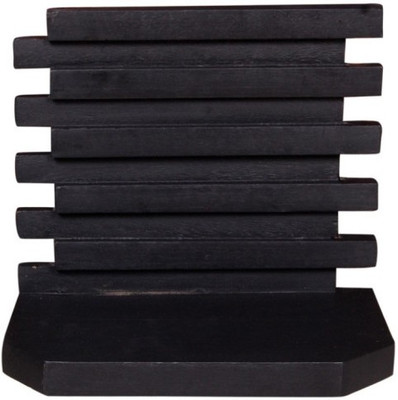 

Onlineshoppee Wooden Wall Shelf(Number of Shelves - 1, Black)