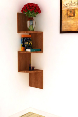 55% OFF on Home Sparkle Wooden Wall Shelf(Number of Shelves - 3, Brown) 55% OFF on Home Sparkle Wooden Wall Shelf(Number of Shelves - 3, Brown)