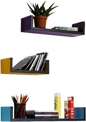 

The New Look MDF Wall Shelf(Number of Shelves - 3, Multicolor)