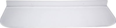 

Transtal 'D Lean' 18" Acrylic Wall Shelf(Number of Shelves - 1, Clear)