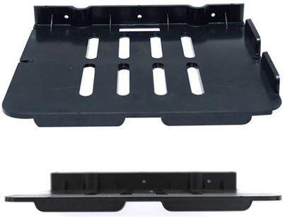 

Aquafit Aquasoft prime series Set top box stand (Unbreakable)-Set of 2 Acrylic Wall Shelf(Number of Shelves - 2, Black)