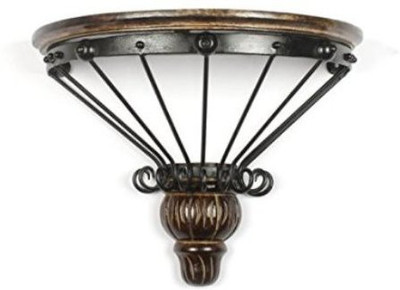 

Desi Karigar Wooden, Iron Wall Shelf(Number of Shelves - 1)