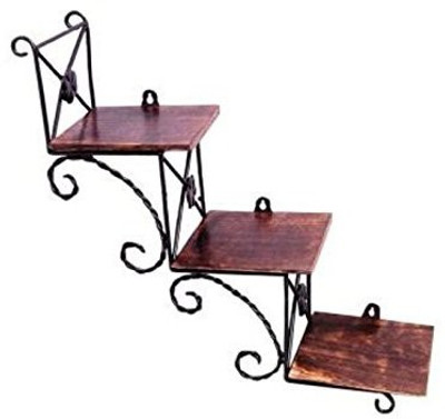 

Desi Karigar Wooden Wall Shelf(Number of Shelves - 1)