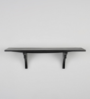 

La Stella Wooden Wall Shelf(Number of Shelves - 1, Black)