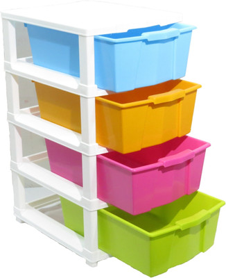 

RK Brands Plastic Wall Shelf(Number of Shelves - 4, Multicolor)