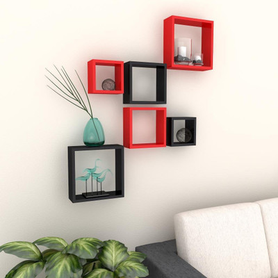 

Desi Karigar MDF Wall Shelf(Number of Shelves - 6)