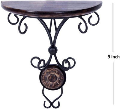 

Alishba Single Wooden, Iron Wall Shelf(Number of Shelves - 1)