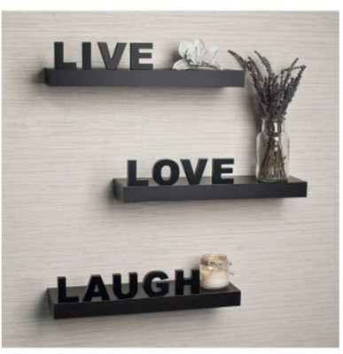 Onlineshoppee Red Wall Shelves Live/Love/Laugh Wooden Wall Shelf(Number of Shelves - 3, Red) Onlineshoppee Red Wall Shelves Live/Love/Laugh Wooden Wall Shelf(Number of Shelves - 3, Red)