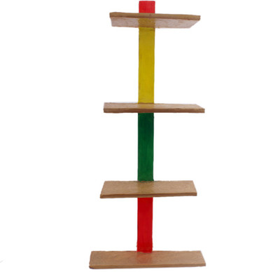 

Atariya Atariya Handmade hanging wall Shelf Wooden Wall Shelf(Number of Shelves - 4)