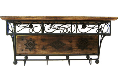 

Acme Production Wooden, Iron Wall Shelf(Number of Shelves - 1)