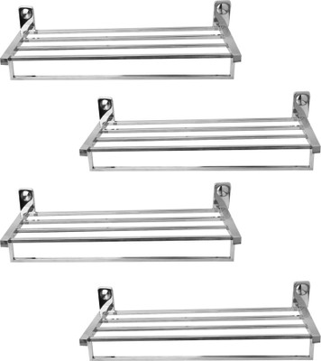 

Handy Stainless Steel Wall Shelf(Number of Shelves - 5, Silver)