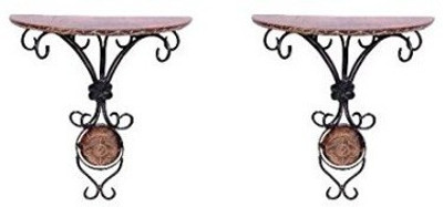 

Desi Karigar Wooden Wall Shelf(Number of Shelves - 2)