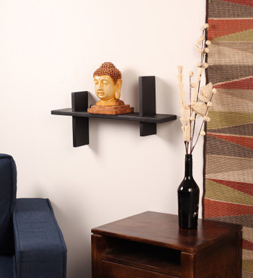 

Onlineshoppee MDF Wall Shelf(Number of Shelves - 1, Black)