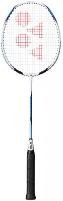 

Yonex Voltric D33 White, Blue Strung Badminton Racquet(G4 - 3.25 Inches, 85.5 g), Blue;white