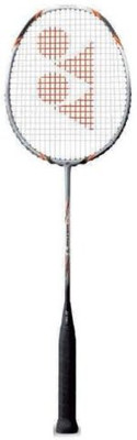 

Yonex VOLTRIC 7 Badminton Multicolor Strung Badminton Racquet(G4 - 3.25 Inches, 283.4 g)