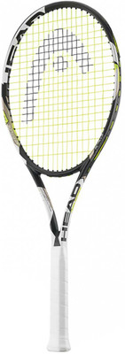 

Head MX Attitude Pro Black, Green, Silver Unstrung Tennis Racquet(G3 - 4 3/8 Inches, 270 g)