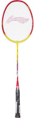 

Li-Ning XP 807 Red, Yellow Strung Badminton Racquet(G2 - 3.75 Inches, 90 g)