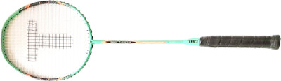 

Tennex T-1003 GR Green, Black, Orange Strung Badminton Racquet(G2 - 3.75 Inches, 84 g), Black;green;orange