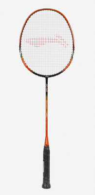 

Li-Ning TURBO X10 Orange Strung Badminton Racquet(G2 - 3.75 Inches, 82 g)