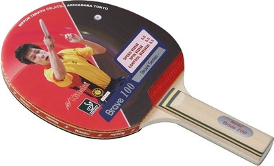 

Nittaku Brave 100 Strung Table Tennis Racquet(95 g)
